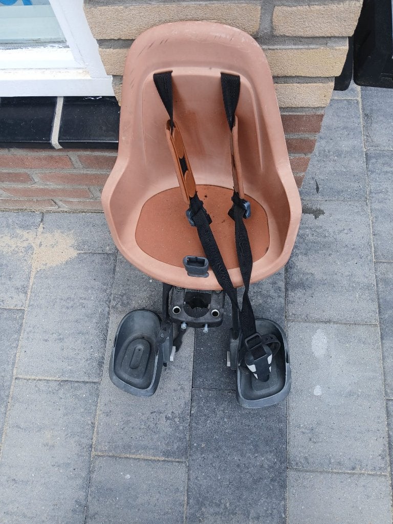Bobike voorzitje - Choc Bruin, Fietsen en Brommers, Fietsaccessoires | Fietsstoeltjes, Ophalen, Bobike One Mini, Voorzitje, 0 t/m 13 kg