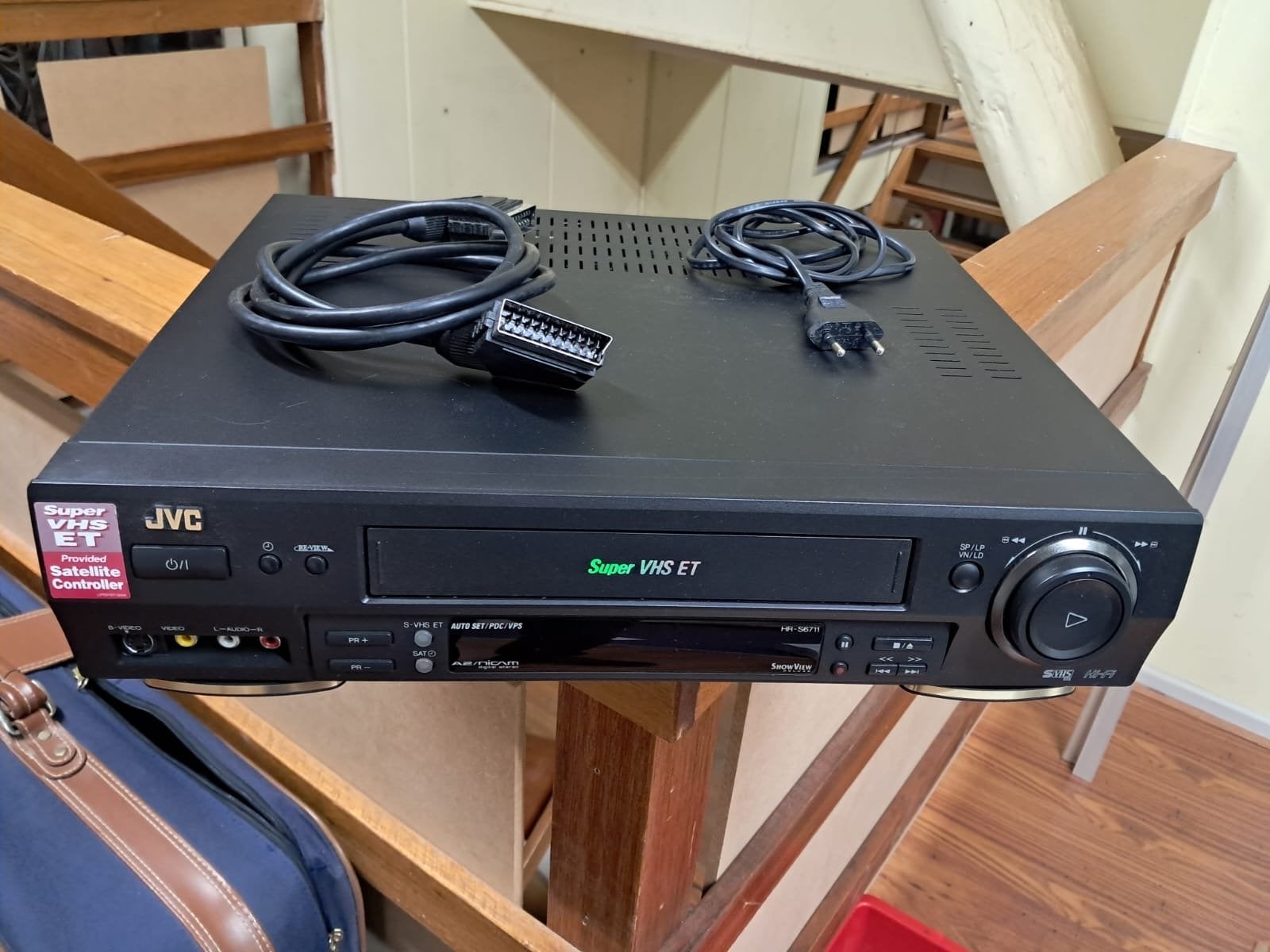 JVC Super VHS ET Video Cassette Recorder HR-S6711EU, Ophalen, Gebruikt, VHS-speler of -recorder