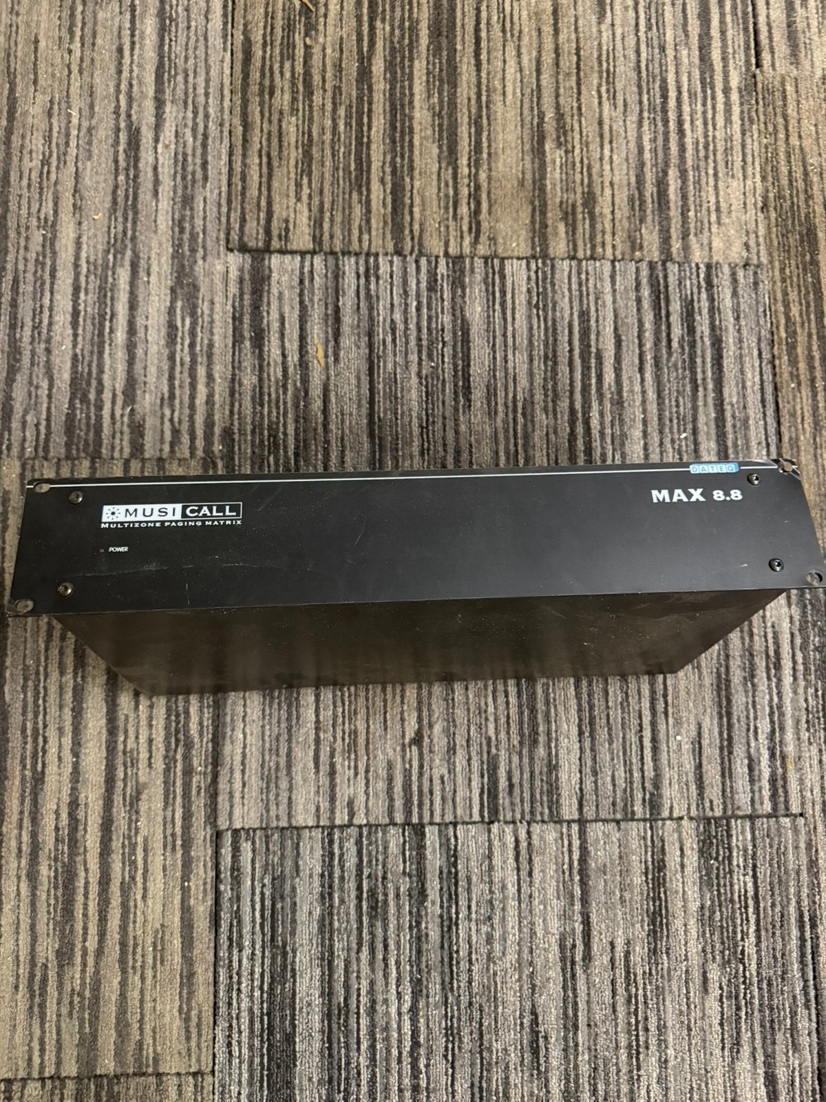 Musi call dateq Max 8.8, Audio, Tv en Foto, Versterkers en Receivers, Ophalen of Verzenden, Zo goed als nieuw, 120 watt of meer
