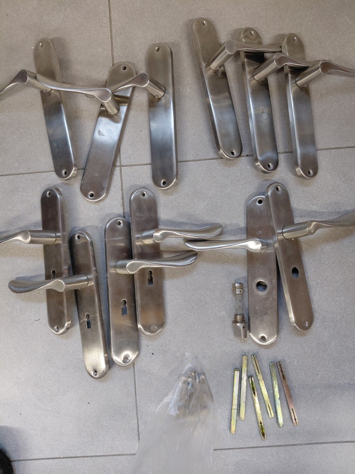 Deurklinken rvs, Doe-het-zelf en Verbouw, Hang- en Sluitwerk, Ophalen, Rvs, Klink of Kruk
