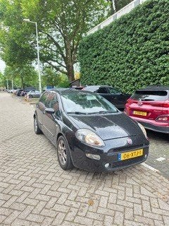 Fiat Punto 0.9 Twinair 85 5-D 2012 Zwart, Auto's, Fiat, Voorwielaandrijving, Stof, Zwart, Origineel Nederlands