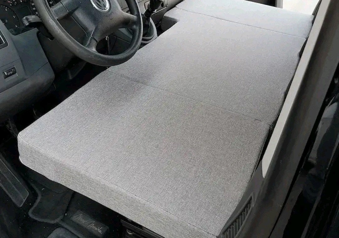 Opvouwbaar matras bestuurscabine volkswagen vw t4, t5. t6, Ophalen, Zo goed als nieuw, 1-persoons