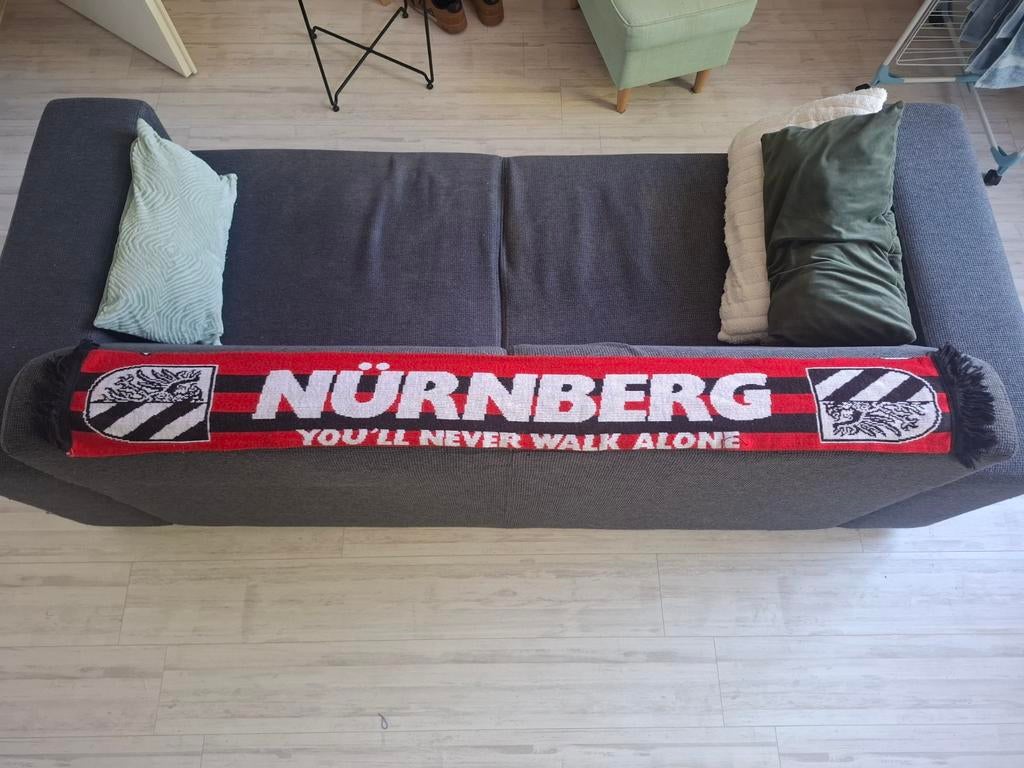 Nürnberg Sjaal - You'll Never Walk Alone, Ophalen of Verzenden, Zo goed als nieuw, Buitenlandse clubs, Vaantje of Sjaal