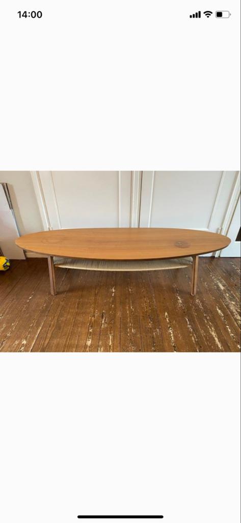 Ikea Stockholm OPKNAPPER salontafel 180cm walnootfineer, Huis en Inrichting, Tafels | Salontafels, Ophalen, Gebruikt, 50 tot 75 cm