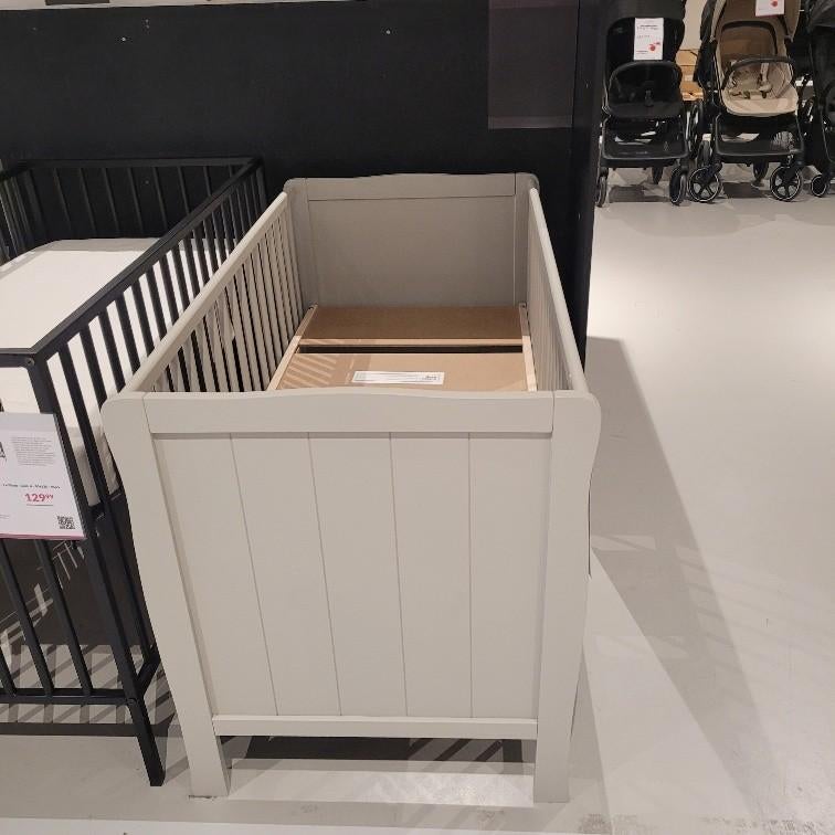 Europe Baby Sarah II Babybed Clay 60 x 120 cm, Ophalen, Zo goed als nieuw, Ledikant