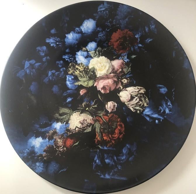 Porseleinen  Heinen Delfts blauw bord, Ophalen
