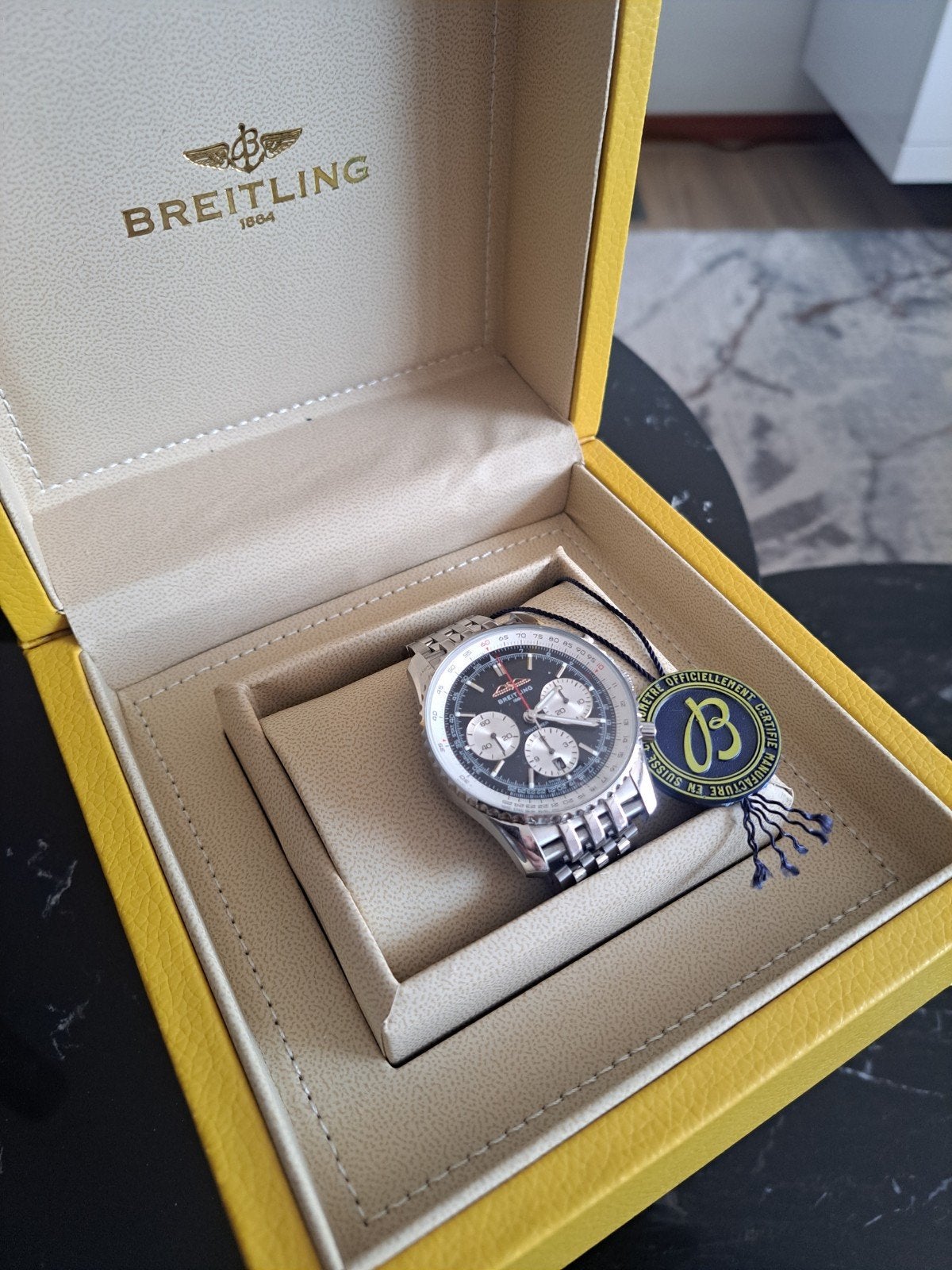 Navitimer BLS factory, Overige merken, Staal, Staal, Polshorloge
