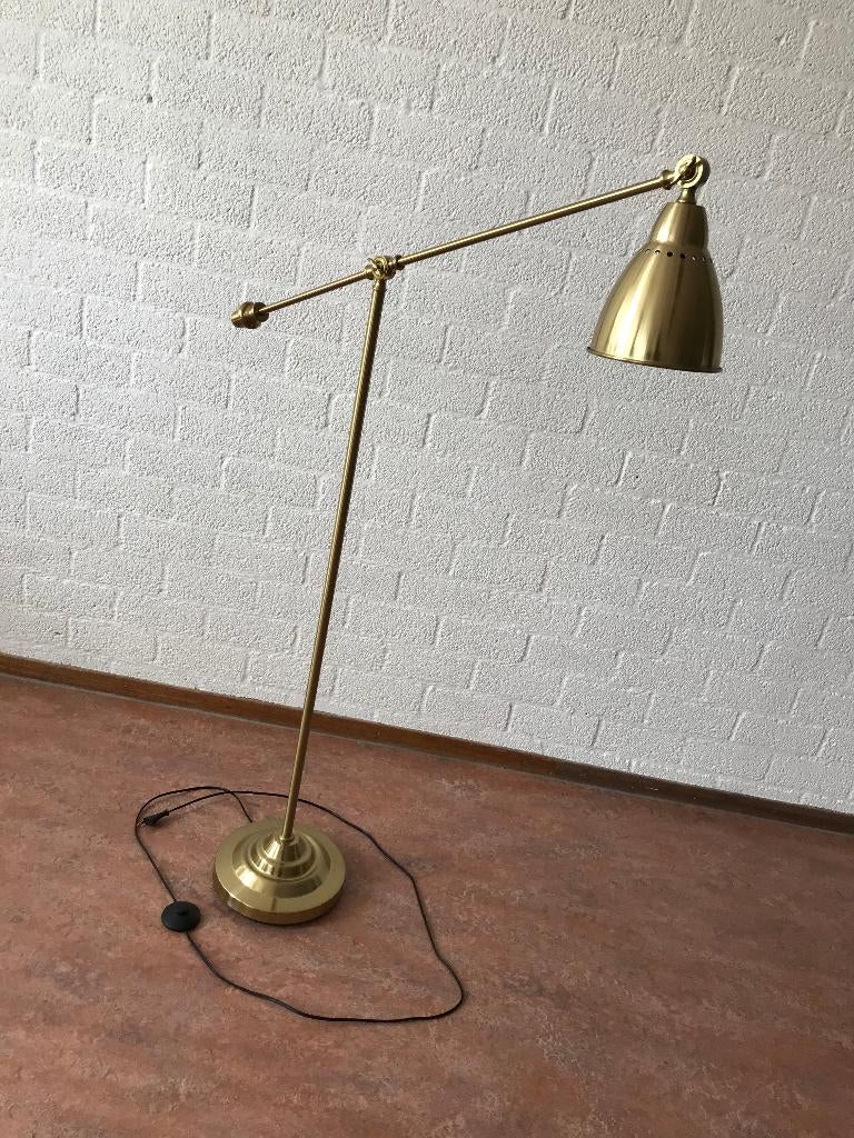 Staande Bronzen Leeslamp, Ophalen, Zo goed als nieuw, 150 tot 200 cm