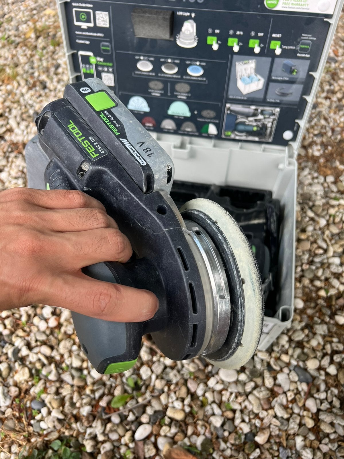 Festool etsc 2 150 met garantie! ( 2 jaar nog ), Ophalen of Verzenden, Zo goed als nieuw, 1200 watt of meer, Overige typen