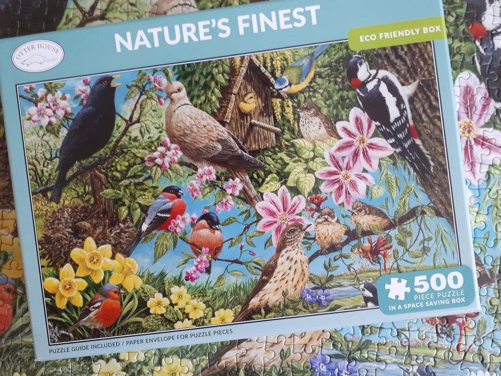 OTTER HOUSE 🐦 puzzel Nature's Finest 500 stukjes, Ophalen of Verzenden, 500 t/m 1500 stukjes, Zo goed als nieuw, Legpuzzel