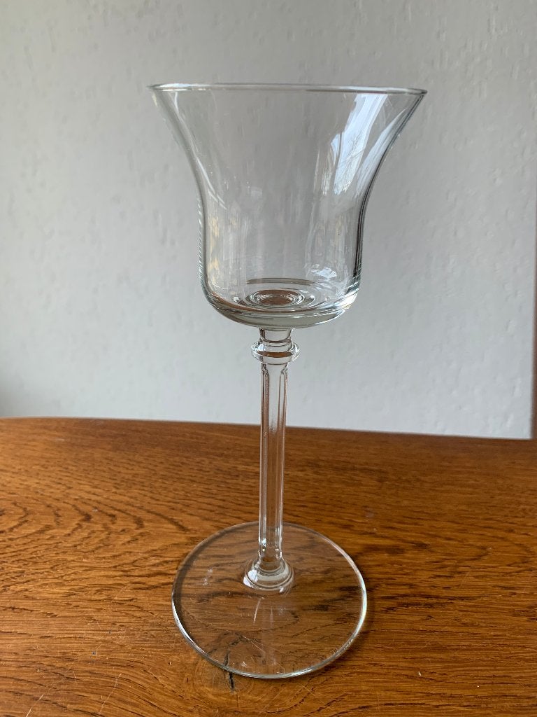 Waxinelichthouder "Glas op Steel met Voet" Nieuw, Ophalen of Verzenden, Nieuw, Glas, Kaars