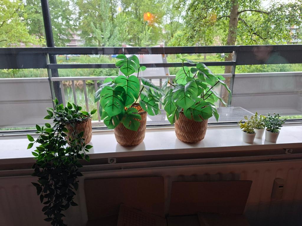 IKEA Nepbloemen met potten - Diverse kunstplanten, Ophalen, Binnen, Groen, Onderhoudsvrij