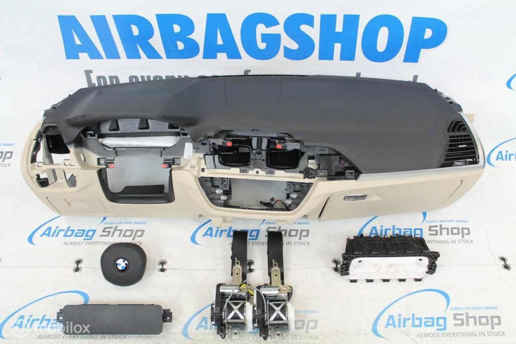 Airbag set - Dashboard M zwart/beige BMW X3 G01 (2018-heden), Gebruikt, Ophalen of Verzenden