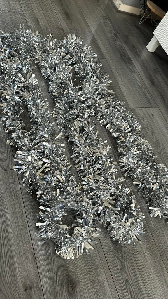 Laatste ‼️ 3x2 meter zilver kerstversiering te koop nieuw‼️, Diversen, Kerst, Ophalen of Verzenden, Nieuw