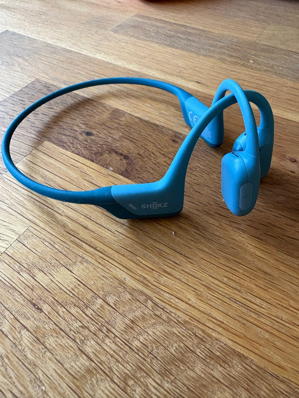Shokz OpenRun Pro Bone Conduction Koptelefoon Blauw, Bluetooth, Bone conduction, Ophalen of Verzenden, Zo goed als nieuw