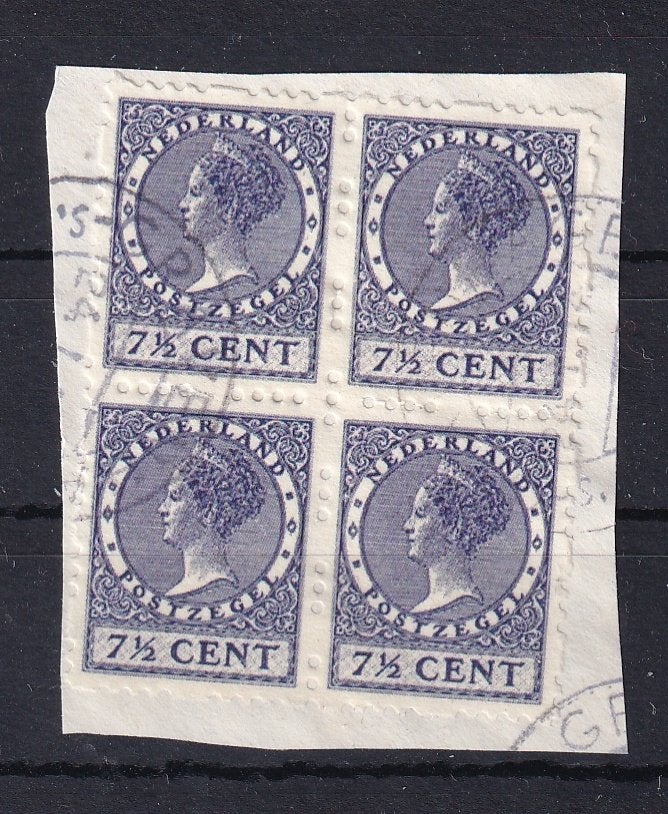 A22)1927 NL Roltanding R32 €18.000 4x briefst  gest geen gar, Ophalen of Verzenden, T/m 1940, Gestempeld