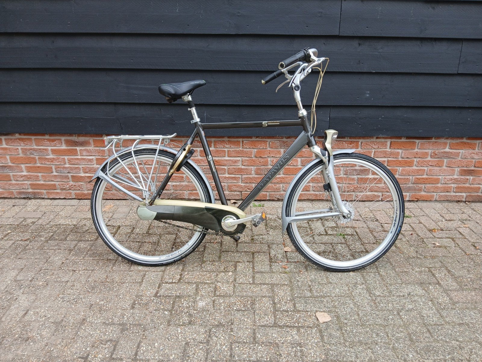 Batavus Staccato Royal Herenfiets - Framemaat 61cm, Ophalen, Gebruikt, Velgrem, Versnellingen