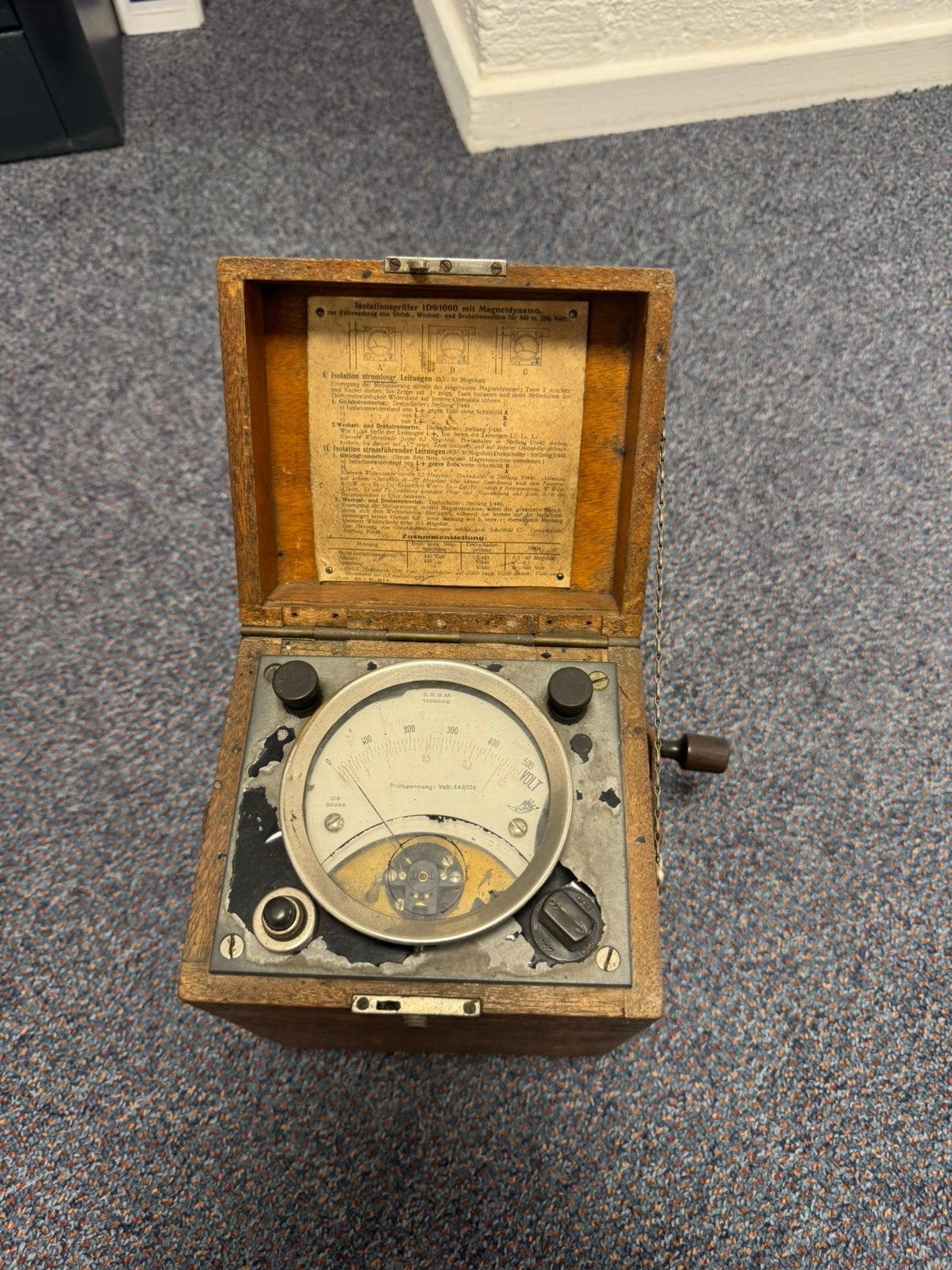 Antieke meter, Ophalen of Verzenden