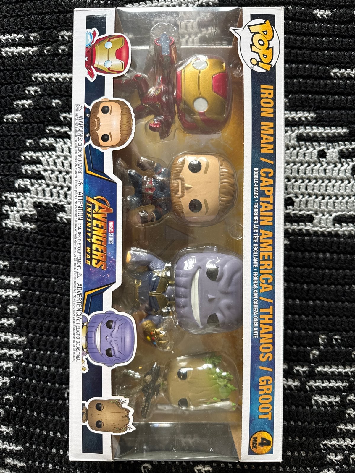 Funko Pop! Marvel Avengers Infinity War 4-pack, Ophalen of Verzenden, Nieuw