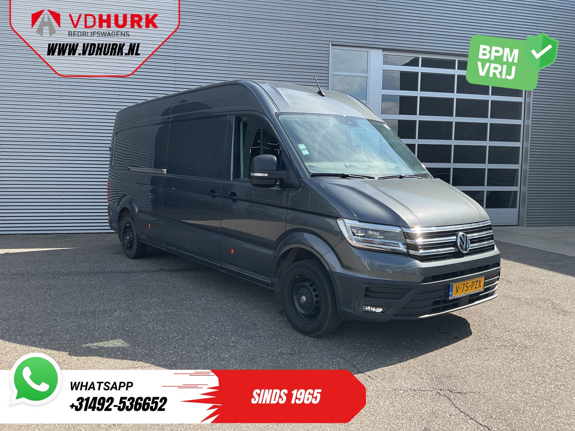 Volkswagen Crafter 35 2.0 TDI 180 pk DSG Aut. L4H3 LED/ Adap, Auto's, Stof, Gebruikt, 4 cilinders, Volkswagen