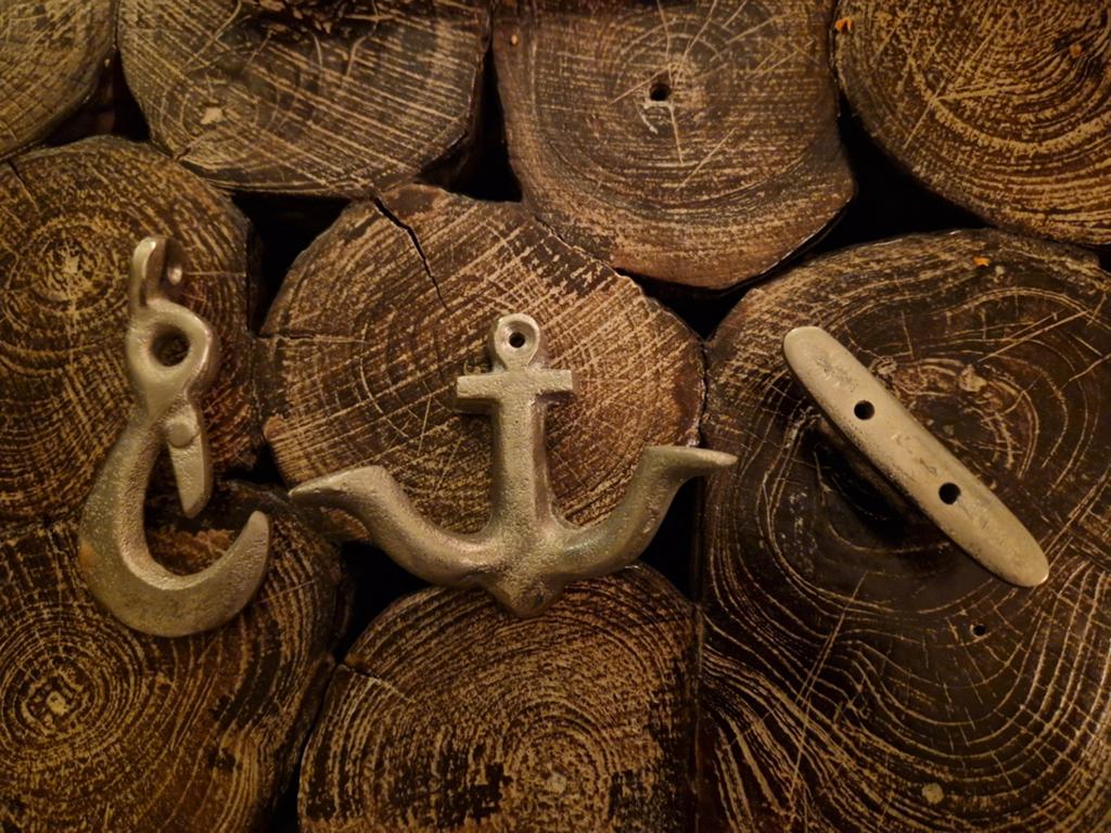 Anchor Hook set/3 riviera maison getrommeld zilver, Slang, 0 tot 2 jaar