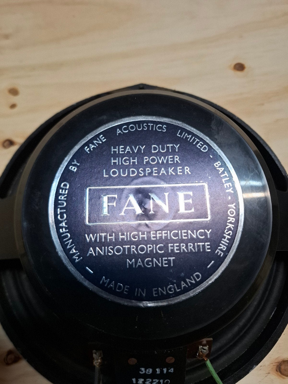 Fane 12 inch speaker, 8 ohm, Ophalen, Gebruikt, Gitaar, Minder dan 50 watt