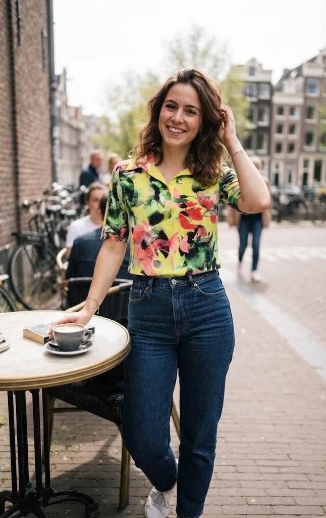 bloes Mindset /viscose, Mindset, Maat 42/44 (L), Zo goed als nieuw, Meerkleurig
