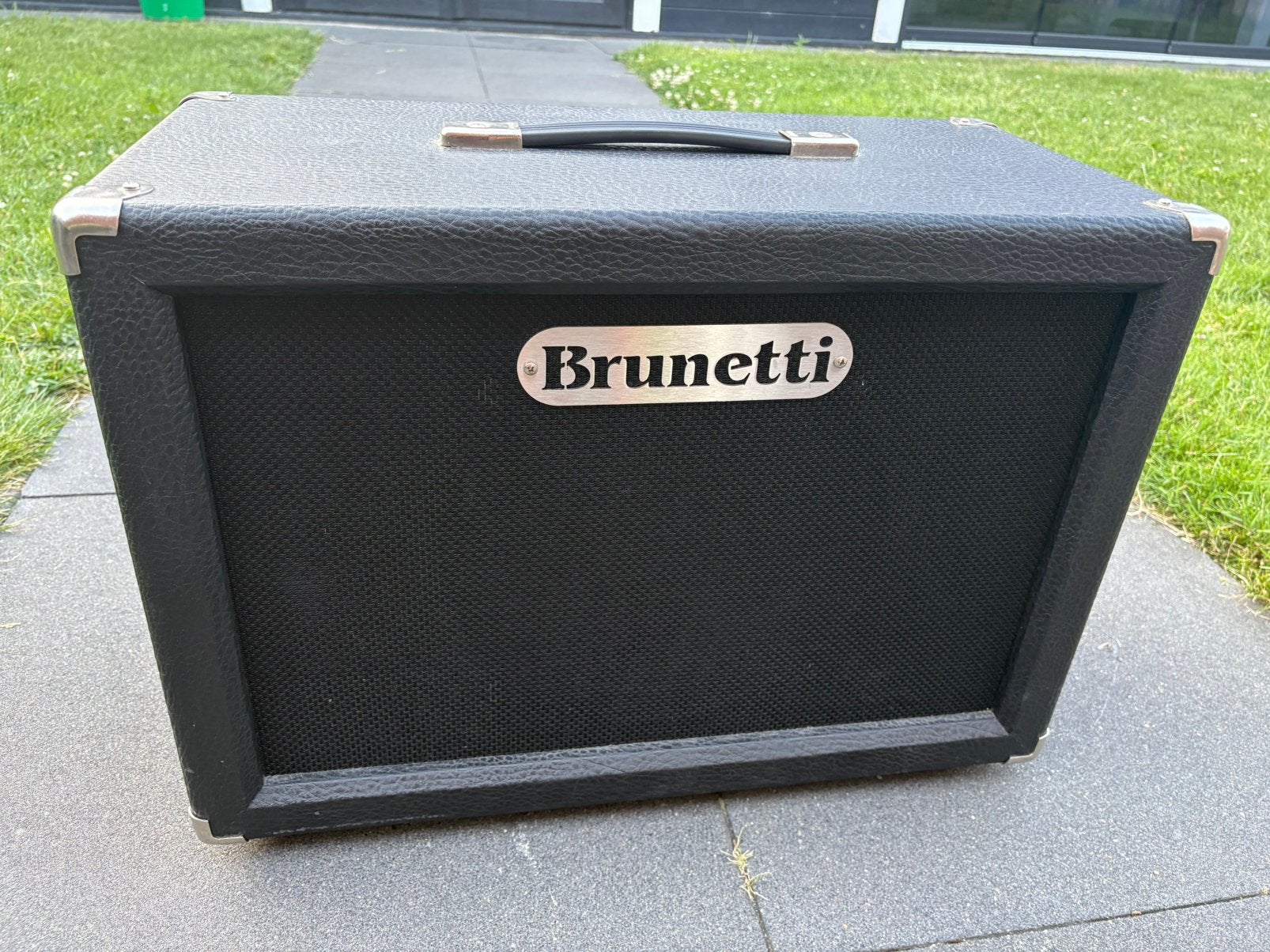 Brunetti 1x 12 gitaarversterker speaker cabinet, Ophalen, Gebruikt, Gitaar, 50 tot 100 watt