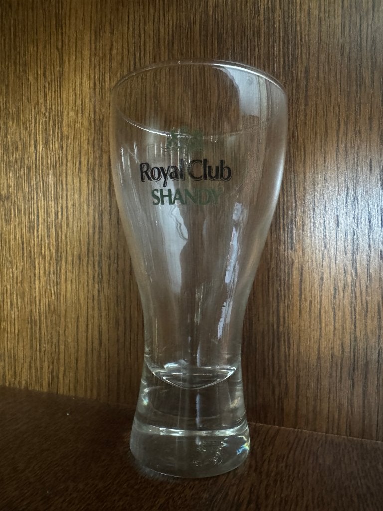 6x Vintage Royal Club Shandy glazen, Verzamelen, Glas en Borrelglaasjes, Ophalen of Verzenden, Zo goed als nieuw, Overige typen