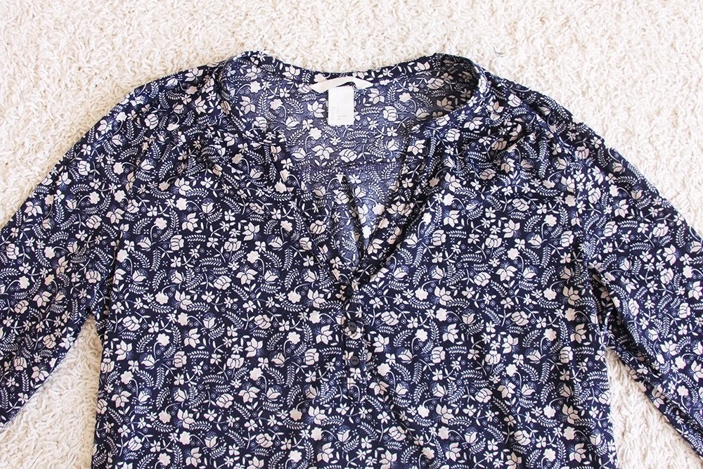 Prachtige H&M Bloemen Blouse 611 (S) - 61 € 15,-, H&M, Meerkleurig, Ophalen of Verzenden, Zo goed als nieuw
