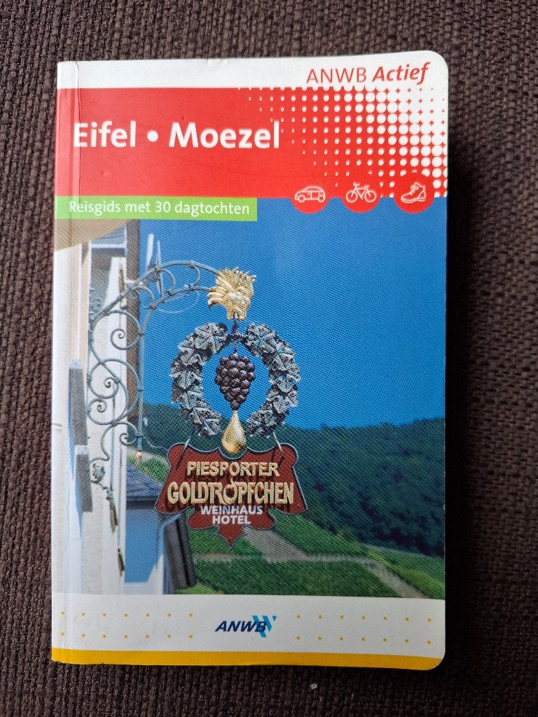 ANWB Actief Eifel Moezel Reisgids met 30 dagtochten, Budget, Europa, Ophalen of Verzenden, Reisgids of -boek