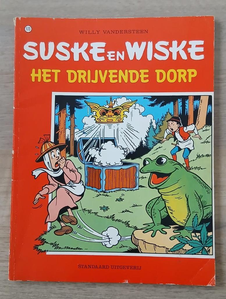 Suske en Wiske. Het drijvende dorp. 1e druk, 1979., Gelezen, Verzenden, Willy Vandersteen, Eén stripboek