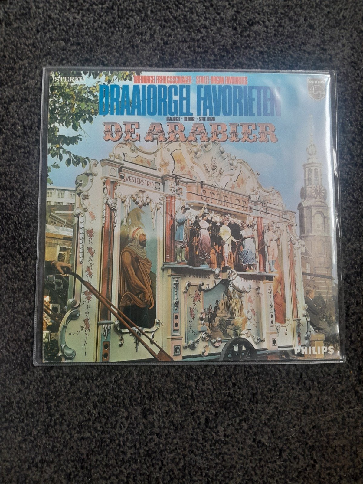 Draaiorgel Favorieten De Arabier, Ophalen of Verzenden, Gebruikt, 12 inch