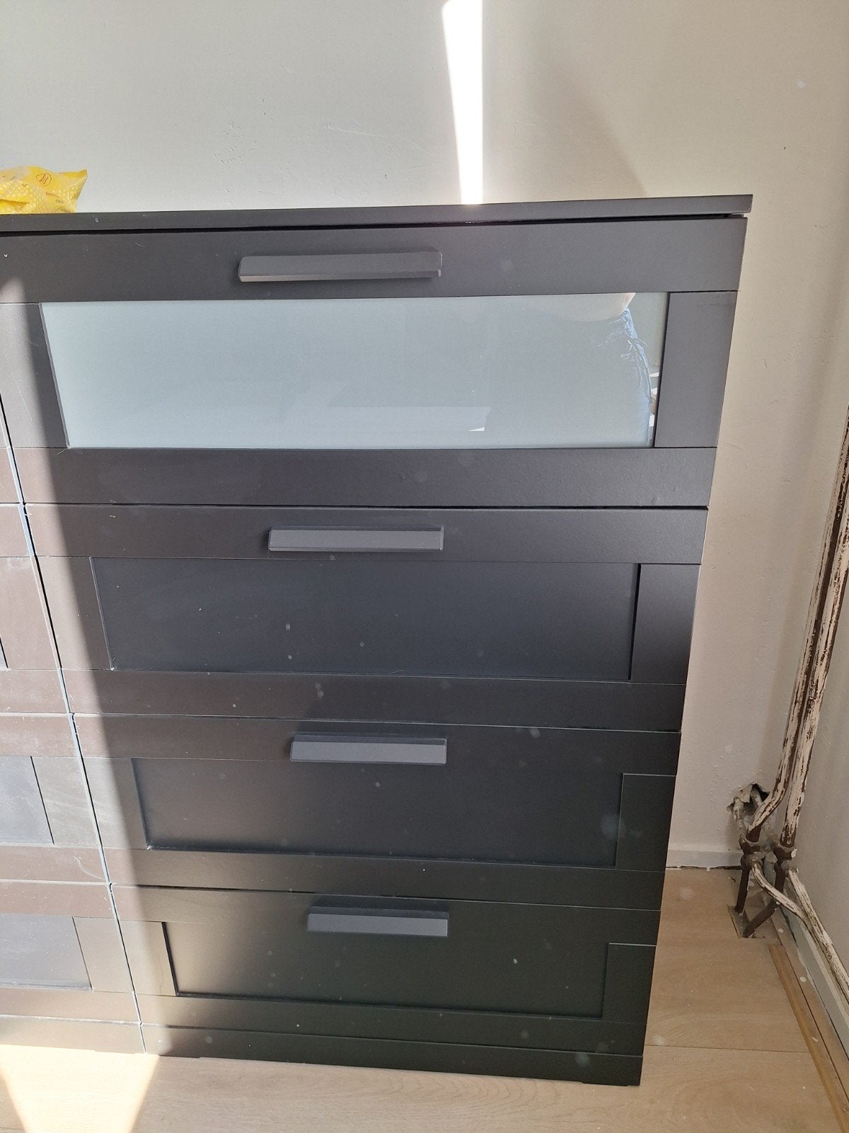 Ladekast Brimnes, 78x46x124 cm, Ophalen, Gebruikt, 100 tot 150 cm, 50 tot 100 cm