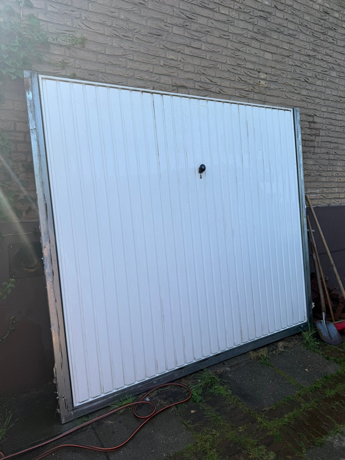 Horman garagedeur 230x210, Ophalen, Garagedeur, Zo goed als nieuw, 120 cm of meer