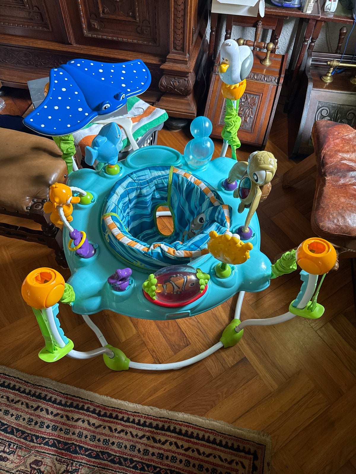 Fisher-Price Babygym nemo, Kinderen en Baby's, Speelgoed | Babyspeelgoed, Ophalen, Gebruikt, Speelkleed, Met licht