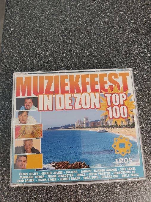 4CD MUZIEKFEEST IN DE ZON TOP 100, Ophalen of Verzenden, Gebruikt, Levenslied of Smartlap