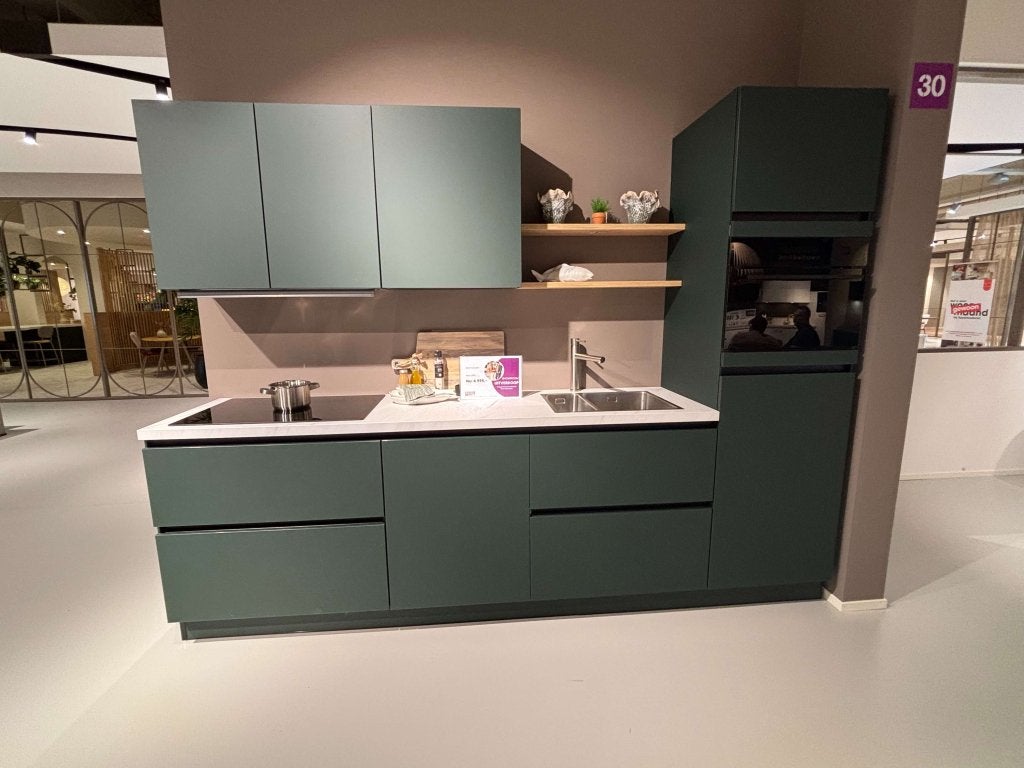 Showroomkeuken Keukendepot, Niet ingevuld, Nieuw, Enkelwandige keuken, Ophalen