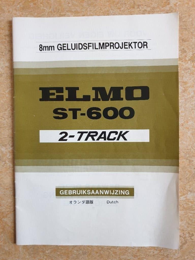 Elmo 8mm filmprojector ST-600 2 track sound, Ophalen, 1960 tot 1980, Projector