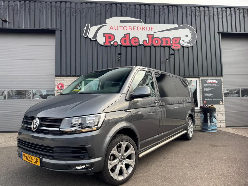 Volkswagen TRANSPORTER 2.0 TDI L2H1 Dubbelcabine Euro 6 Voor, Auto's, Automaat, 4 cilinders, 150 pk, Volkswagen