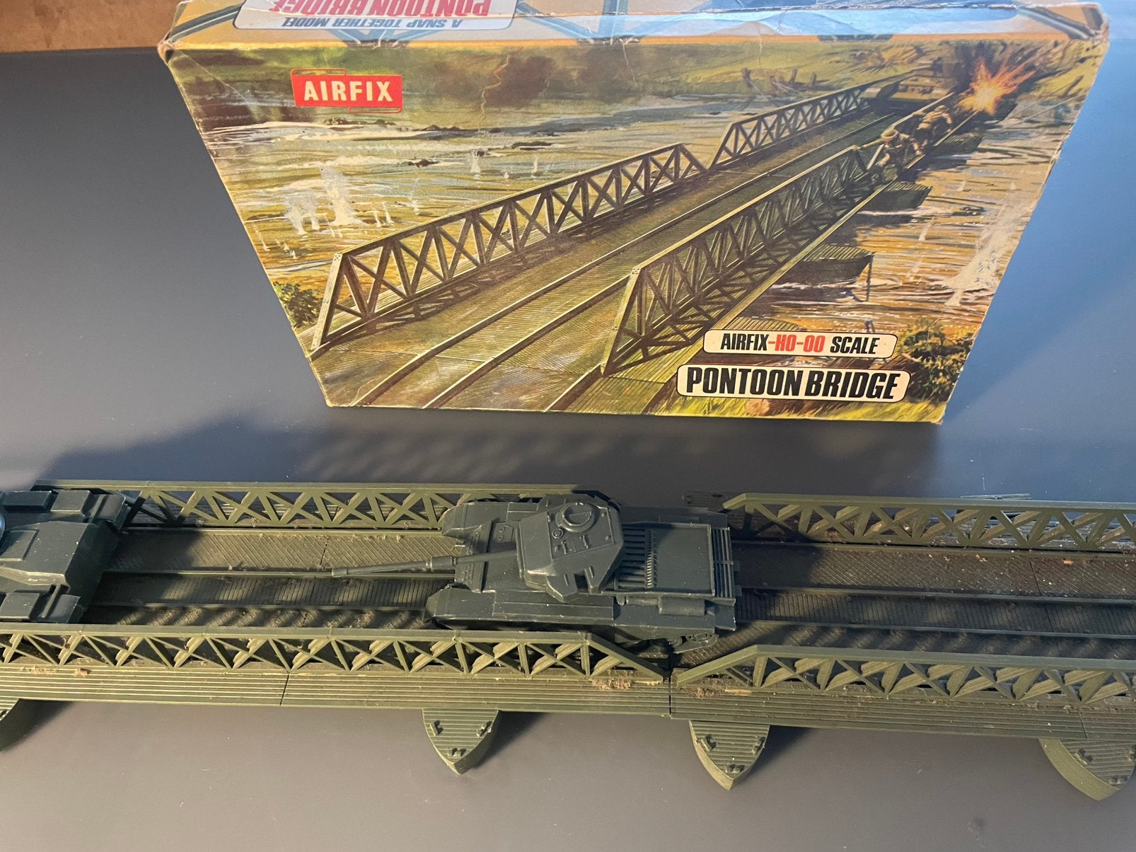 Airfix Pontoon Bridge, Ophalen of Verzenden, Gebruikt, 1:50 of kleiner, Diorama