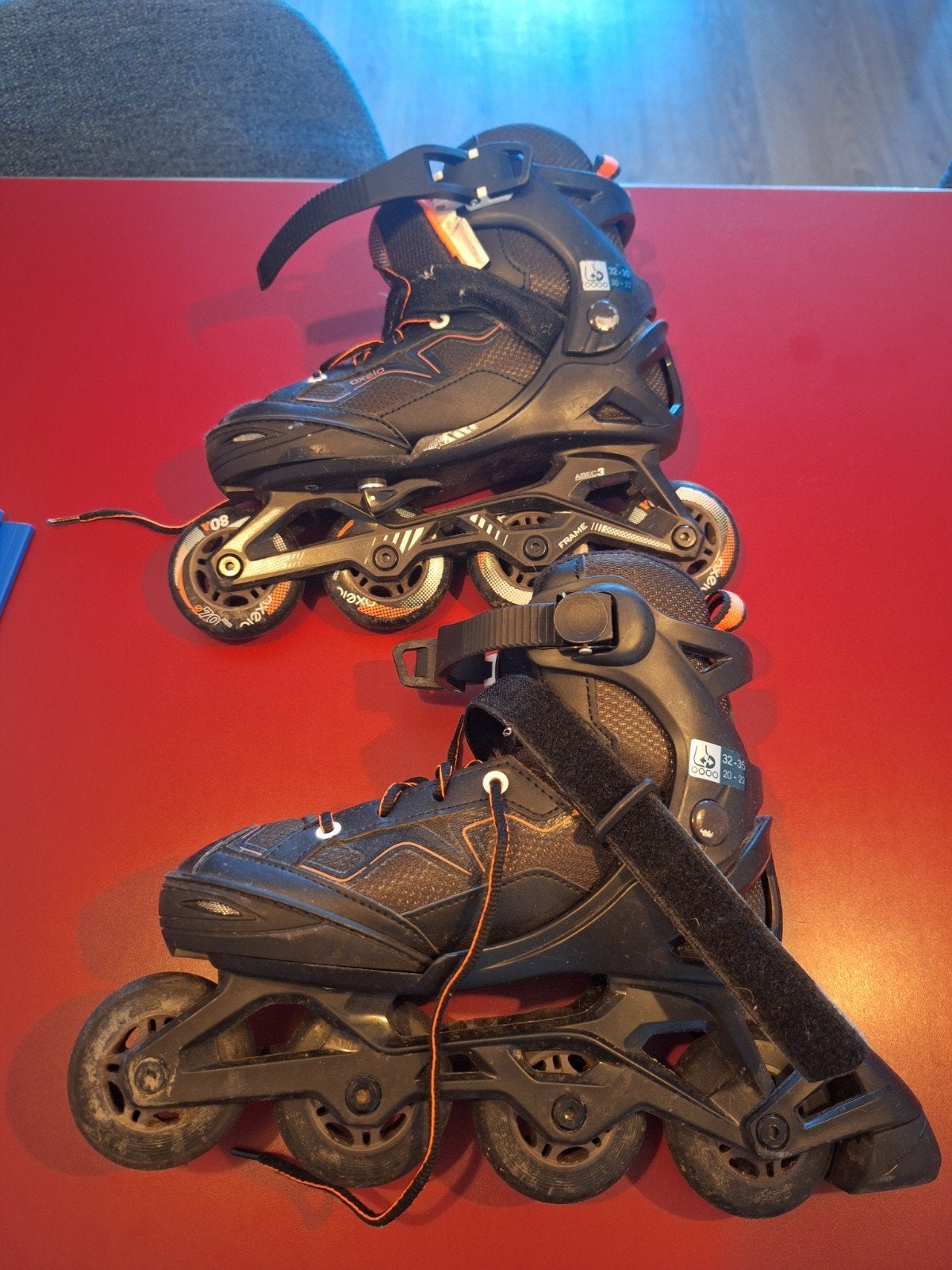 Oxelo rolschaatsen verstelbaar maat 32-35, Ophalen of Verzenden, Gebruikt, Overige typen, Overige merken
