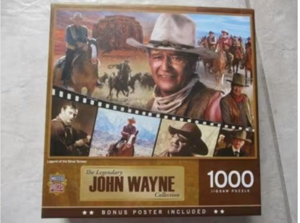 JOHN WAYNE COWBOY PUZZEL 1000 Stuks NIEUW, Verzenden, 500 t/m 1500 stukjes, Nieuw, Legpuzzel
