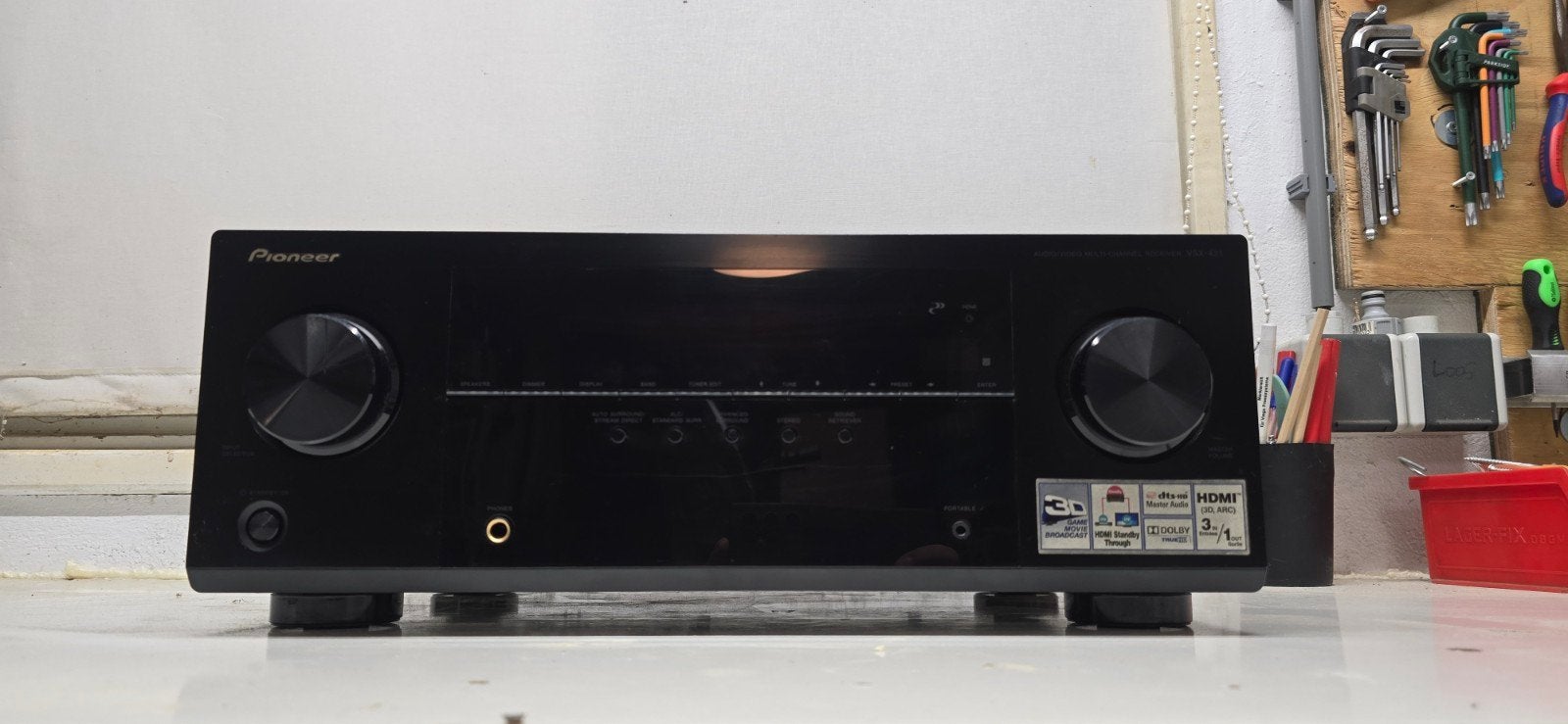 Pioneer VSX-421 reciever, Audio, Tv en Foto, Ophalen of Verzenden, Zo goed als nieuw, Pioneer, 120 watt of meer