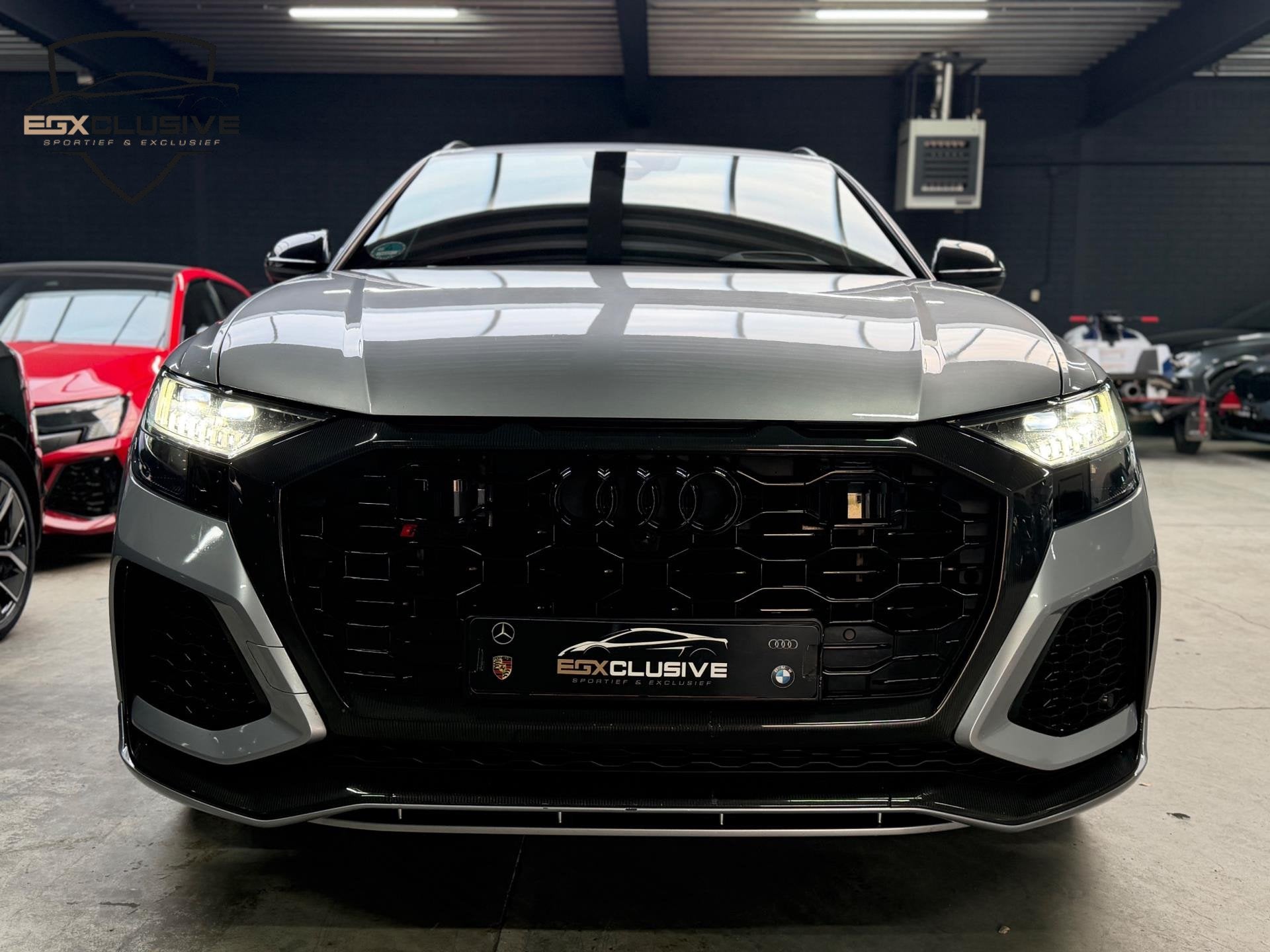 Audi RSQ8 4.0 Quattro BTW/Carbon/Ceramic/Alcantara/Blindspot, Auto's, 600 pk, Alcantara, 156 €/maand, Bedrijf