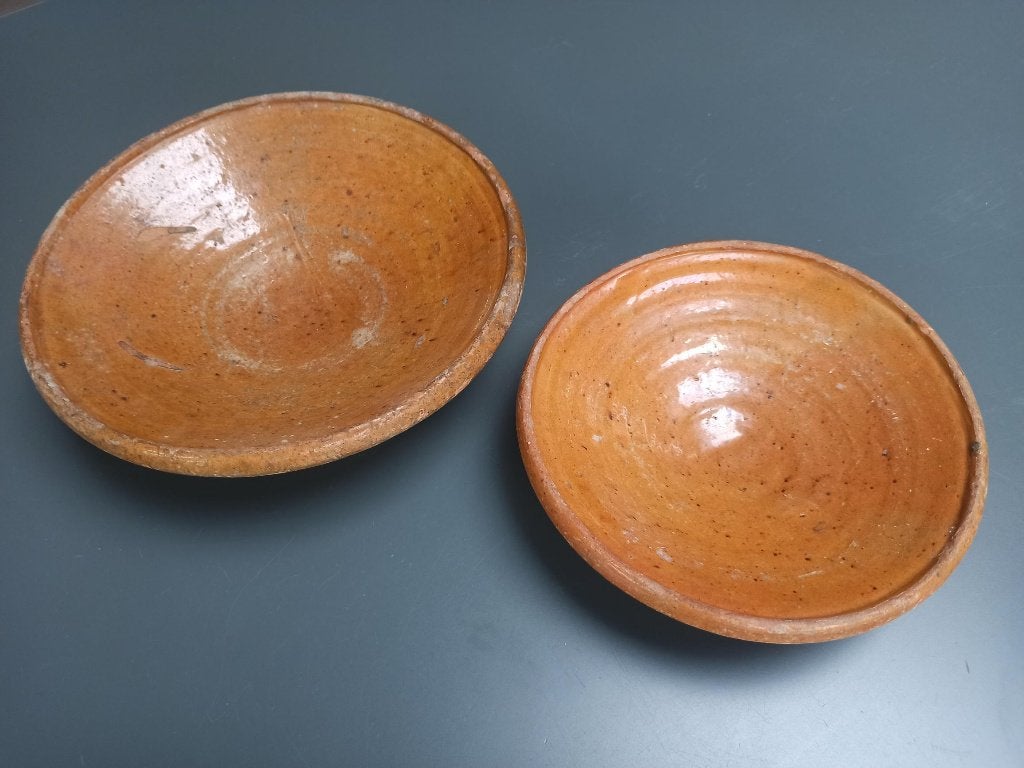 Oude, antieke, aardewerk schalen, Antiek en Kunst, Ophalen