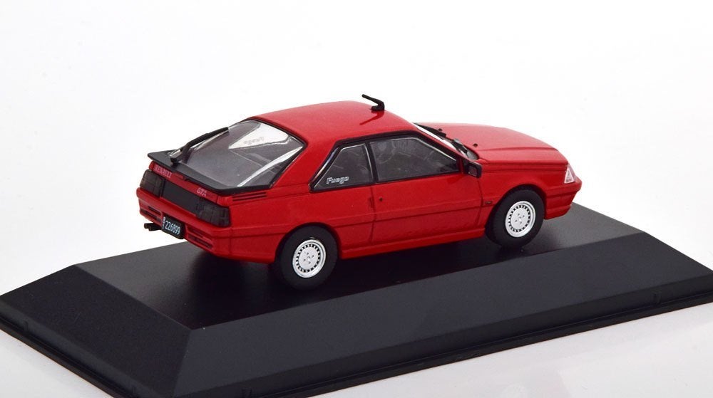 Atlas 1:43 Renault Fuego GTA Max 1991 rood in blisterverpak, Overige merken, -, Nieuw, Ophalen of Verzenden