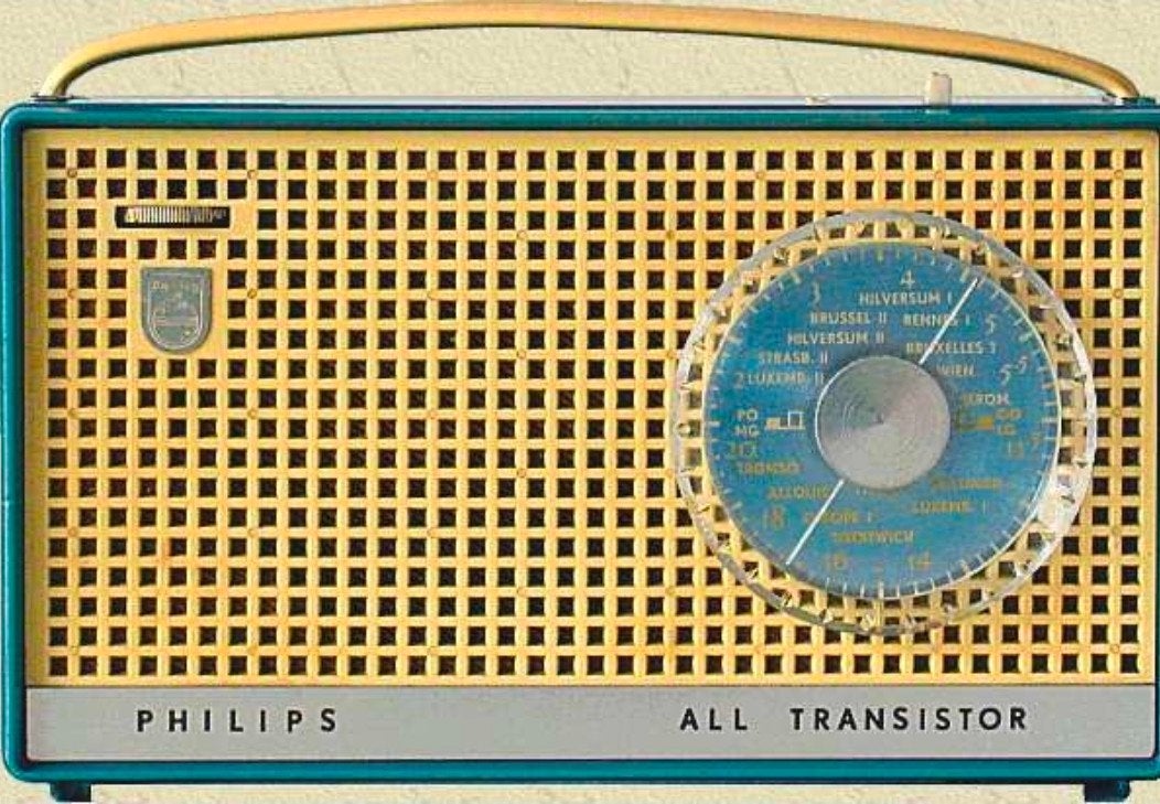 gevraagd, antiek model philips portable radio, Ophalen of Verzenden