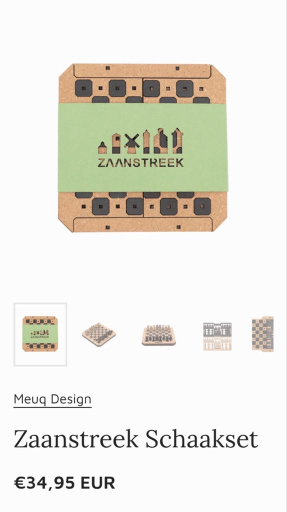 Zaanstreek Schaakspel Compact en Compleet, Ophalen of Verzenden, Zo goed als nieuw