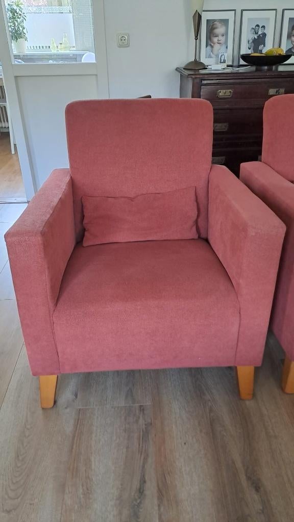 Fauteuil, Huis en Inrichting, Fauteuils, Ophalen, 75 tot 100 cm, Zo goed als nieuw, Stof